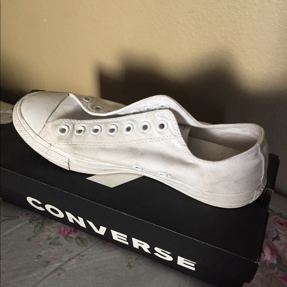 White mens converse